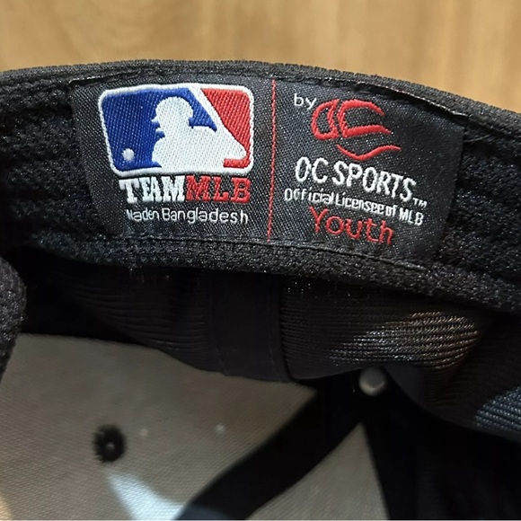 Chicago White Sox YOUTH hat Cap Strap Back One Size Black MLB OC Sports - Picture 5 of 5